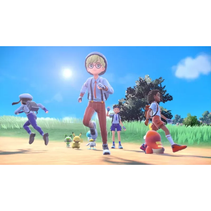 Nintendo Switch Pokémon Purpur standaard Duits, Nederlands, Engels, Spaans, Frans, Italiaans, Japans, Koreaans Nintendo Switch