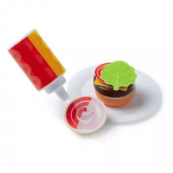Melissa & Doug Flip & Fry grillspeelset met Water WOW! kleurveranderend speelgoedeten, kleuterspeelgoed vanaf 3 jaar
