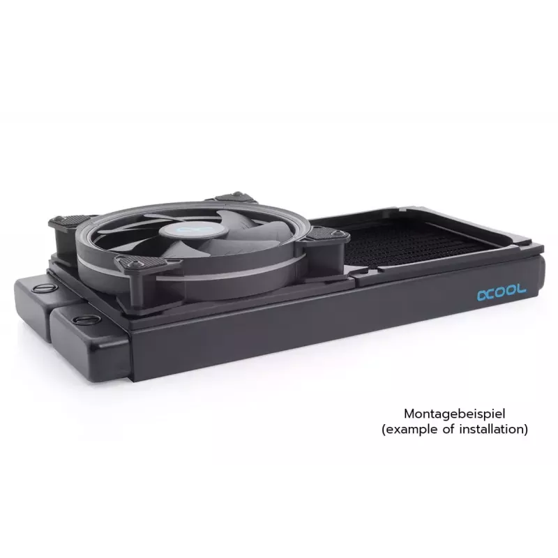 Koelsysteem Alphacool 24831 silicone zwart 14cm ventilator