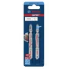 Decoupeerzaagblad Bosch T128BHM Carbide 2 stuks voor laminaat PVC
