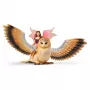 schleich BAYALA fee vliegend op Glam-uil, 5 jaar, zonnenelfen, eenhoorns & feeën, veelkleurig, kunststof