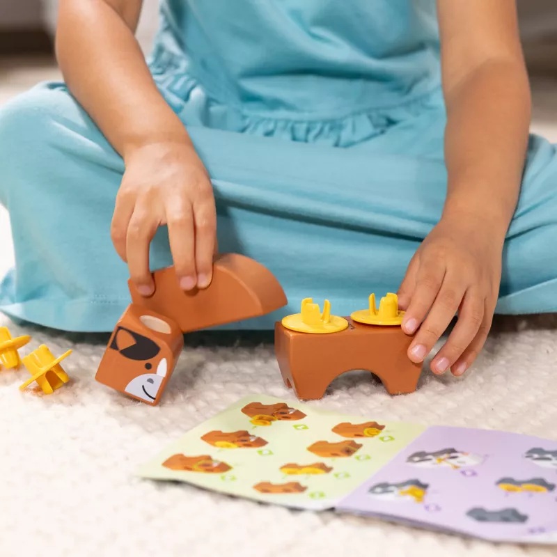 Melissa & Doug MDT BBN Blockables Farm GML, 2 jaar, 56 stuks, kunststof, hout