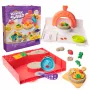 Kinetic Sand, SquishPizza oprijzende pizzaoven speelset, creatieve paasgeschenken, bevat 1 lb vormbaar speelzand & 5 gereedschappen, speelgoedvoedsel knutselen kinderspeelgoed