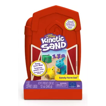 Spin Master Kinetic Sand - Sandy Farm set, speelzand