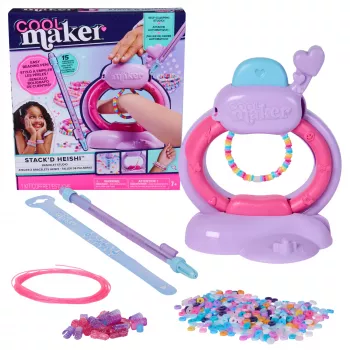 Armband-maakset Spin Master Cool Maker Stack'd Heishi Bracelet Studio — knutselset voor het maken van armbanden in Heishi-stijl