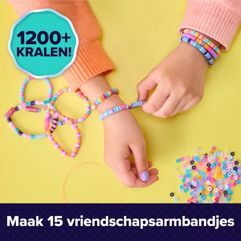 Armband-maakset Spin Master Cool Maker Stack'd Heishi Bracelet Studio — knutselset voor het maken van armbanden in Heishi-stijl
