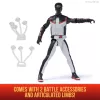 DC Comics, SUPERMAN, Mr. Terrific, Epic Strike actiefiguur, 15 cm groot, authentiek filmdesign, inclusief 2 accessoires, speelgoed voor jongens en meisjes vanaf 4 jaar