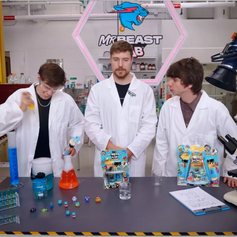 Moose Toys MrBeast Lab Swarms II Atomic 12-pack, 5 jaar, Meerkleurig