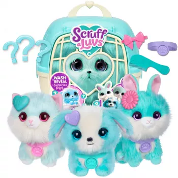 Scruff-a-Luvs Pet Scruffs Enkelverpakking Blauw Knuffel
