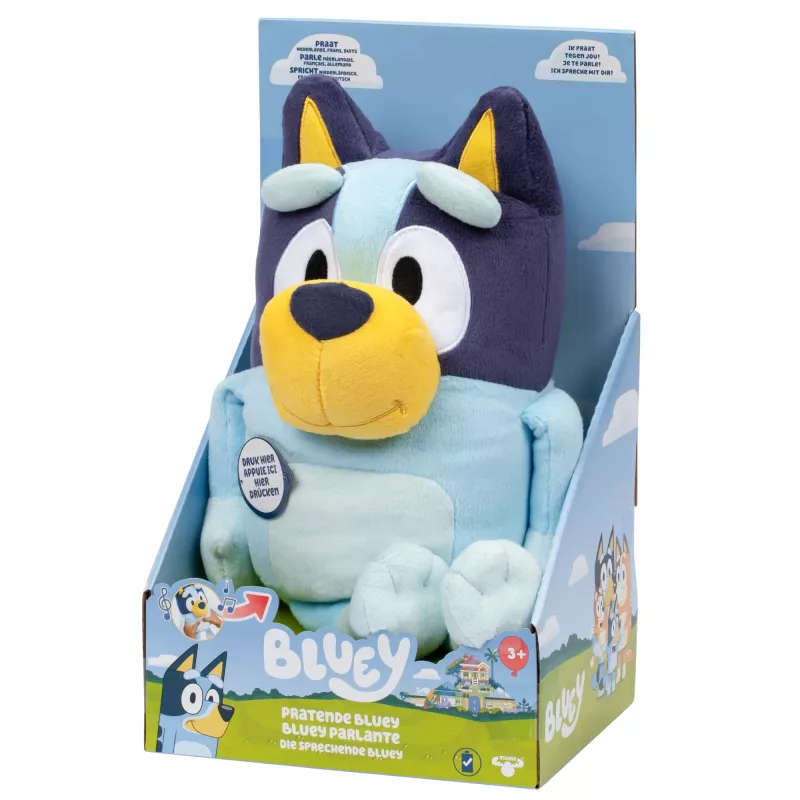 Moose Toys Pratende BLUEY, Cartoon character, 3 jaar, Geluid, AA, Batterijen inbegrepen