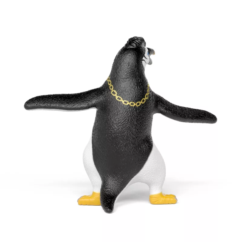 schleich Juri de pinguïn met ketting, 3 jaar, veelkleurig, kunststof