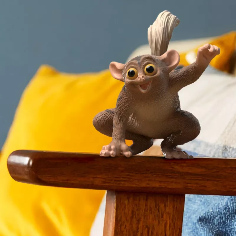 schleich Fitzgeraldo de koboldmaki, 3 jaar, veelkleurig, kunststof