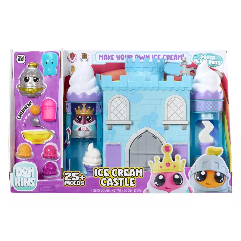 MGA Entertainment DohKins Ice Cream Castle 123095 speelset met boetseerklei, vanaf 3 jaar