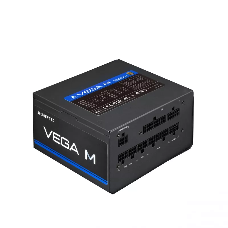 Chieftec Vega PPG-1000-C voeding 1000 W 24-polig ATX ATX wit