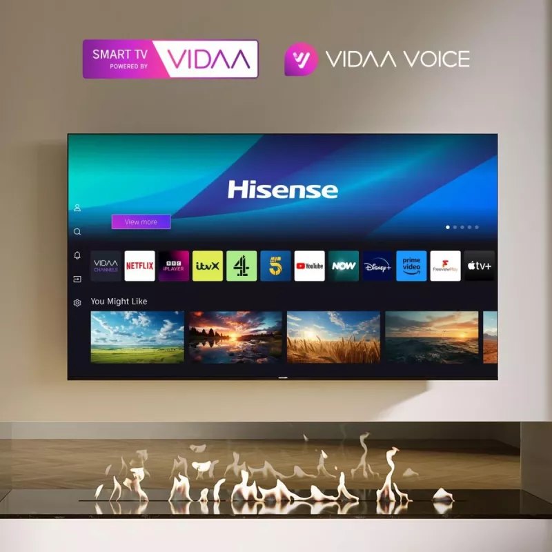 Hisense 43E6NT 109,2 cm (43 inch) 4K Ultra HD smart tv Wi-Fi zwart 200 cd/m²