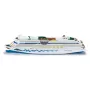 Passagiersschipmodel Siku Cruiseliner Aida, voorgemonteerd, schaal 1:1400, 226×54×75 mm