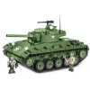 Bouwstenen tank Cobi M24 Chaffee model op schaal 1:35, Cobi-2543