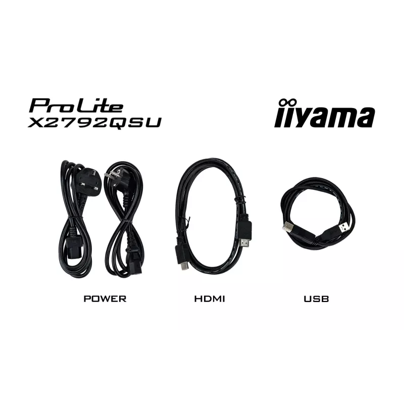 iiyama ProLite X2792QSU-B1 computermonitor 68,6 cm (27 inch) 2560 x 1440 pixel Quad HD LED zwart