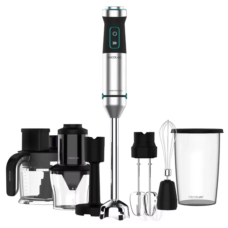 Staafmixer Cecotec Power Titanium Zwart 1500 XL TotalMix