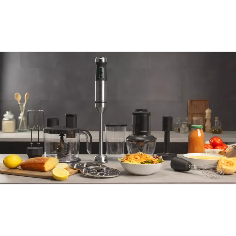 Staafmixer Cecotec Power Titanium Zwart 1500 XL TotalMix