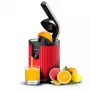 Slowjuicer Cecotec Xqueeze RetroJuice 600 600 W zwart rood roestvrijstaal