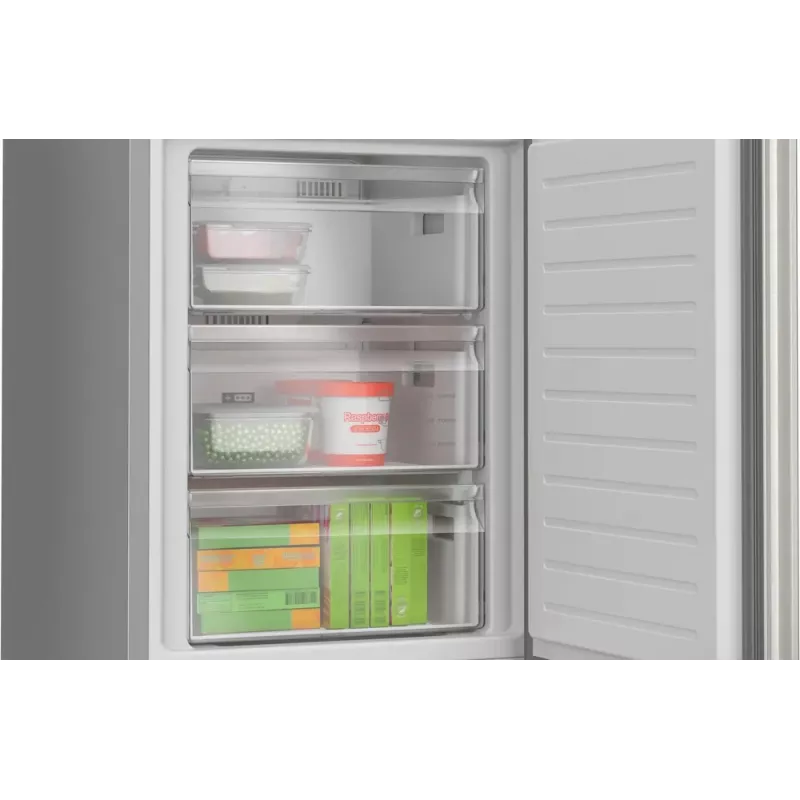 Bosch Serie 4 KGN362LAF koel-vriescombinatie vrijstaand 321 L metallic