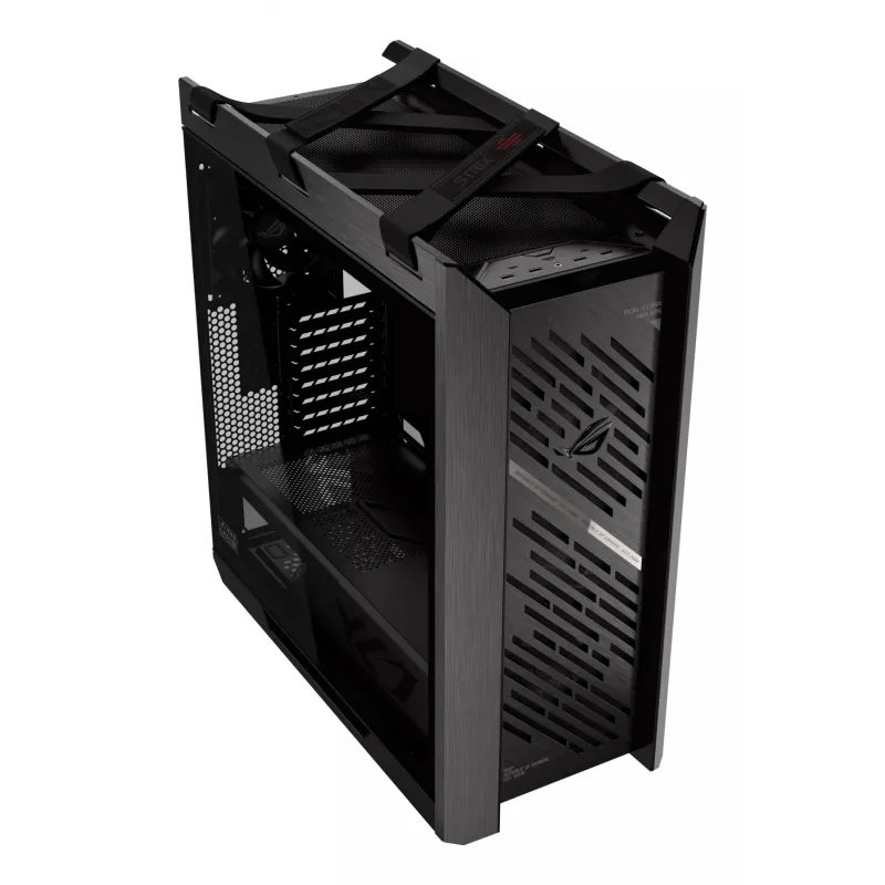 ASUS ROG Strix Helios II GX601S pc-behuizing, Midi Tower, E-ATX, gehard glas, Aura Sync RGB, 4 x 140 mm-ventilatoren, USB-C, zwart