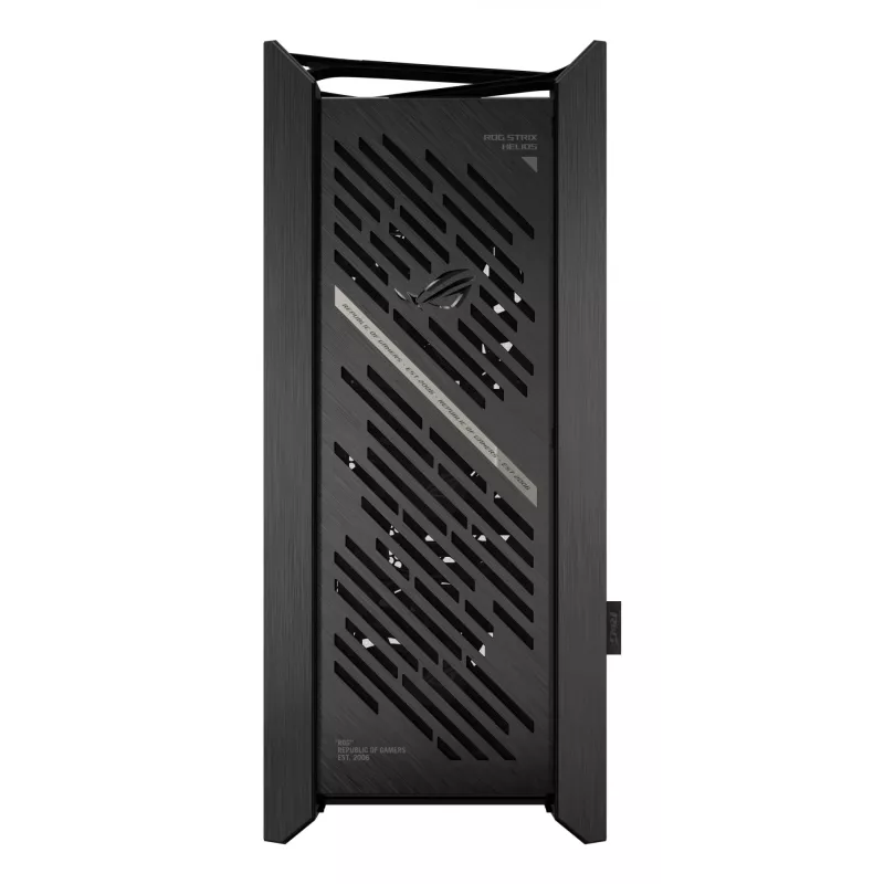 ASUS ROG Strix Helios II GX601S pc-behuizing, Midi Tower, E-ATX, gehard glas, Aura Sync RGB, 4 x 140 mm-ventilatoren, USB-C, zwart