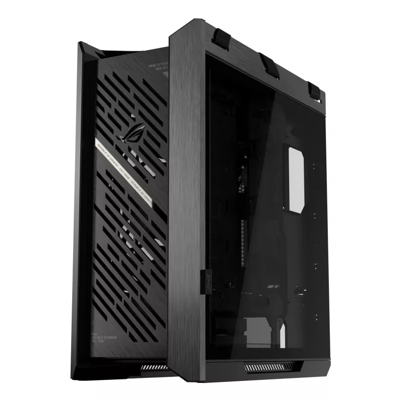 ASUS ROG Strix Helios II GX601S pc-behuizing, Midi Tower, E-ATX, gehard glas, Aura Sync RGB, 4 x 140 mm-ventilatoren, USB-C, zwart