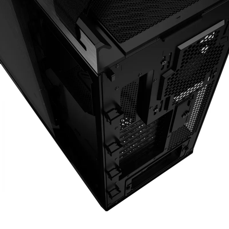 ASUS ROG Strix Helios II GX601S pc-behuizing, Midi Tower, E-ATX, gehard glas, Aura Sync RGB, 4 x 140 mm-ventilatoren, USB-C, zwart