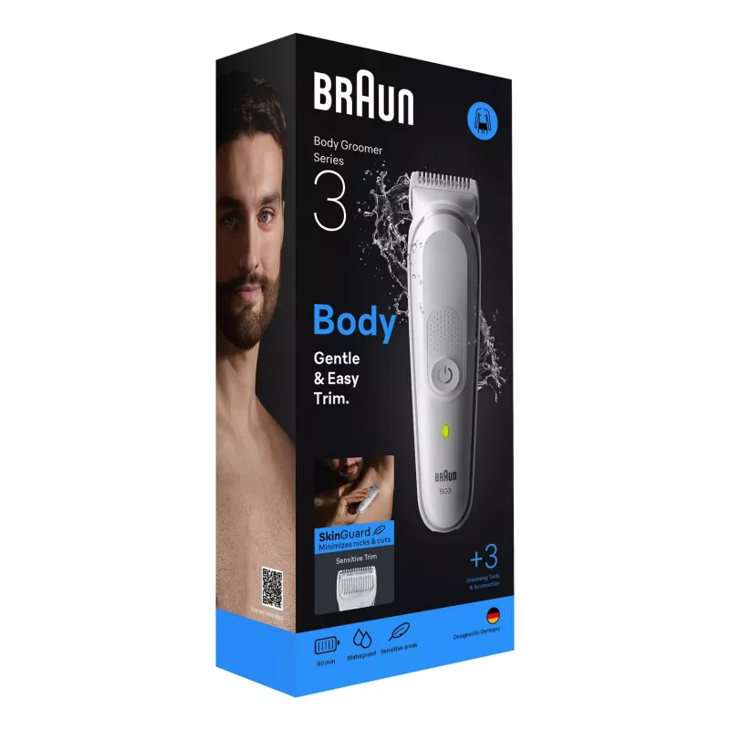 Braun Series 3 BG3530 bodygroomer/scheerapparaat grijs