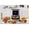 Ariete 4630/03 heteluchtfriteuse, 9 l, 1500 W, capaciteit van 3,5 kg, tot 200 °C, touchbediening, wit