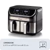 Heteluchtfriteuse Ariete 4625/00 9 L 2100 W zwart zilver