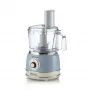 Keukenmachine ARIETE Vintage Line 1781/05 — 1000 W, kom van 2,1 L, draaiknop, RVS-mes, blauw