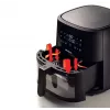Ariete 4630/00 heteluchtfriteuse, 9 l, 1500 W, laadcapaciteit 3,6 kg, 7 programma's, tot 200°C, kijkvenster, zwart