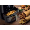 Ariete 4630/00 heteluchtfriteuse, 9 l, 1500 W, laadcapaciteit 3,6 kg, 7 programma's, tot 200°C, kijkvenster, zwart