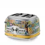Toaster ARIETE Positano 4 sneetjes, 1630 W, veelkleurige uitvoering