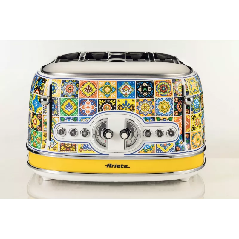 Toaster ARIETE Positano 4 sneetjes, 1630 W, veelkleurige uitvoering