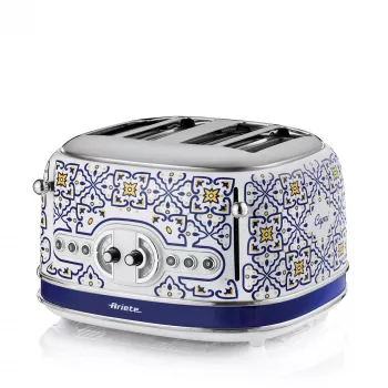 Toaster ARIETE Capri 4 sneetjes, 1630 W, wit/veelkleurig