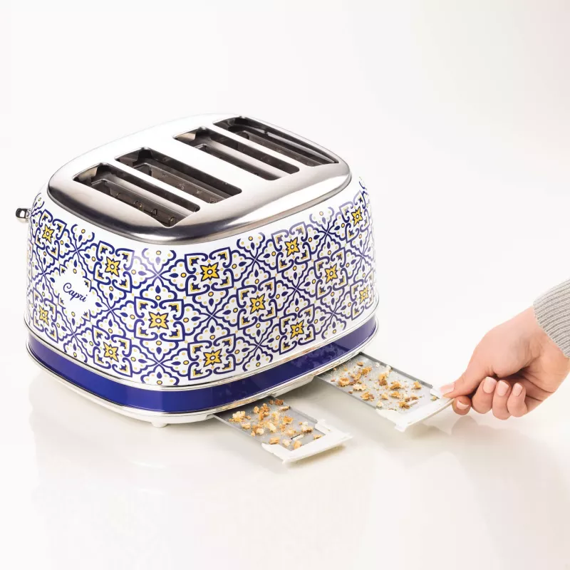 Toaster ARIETE Capri 4 sneetjes, 1630 W, wit/veelkleurig