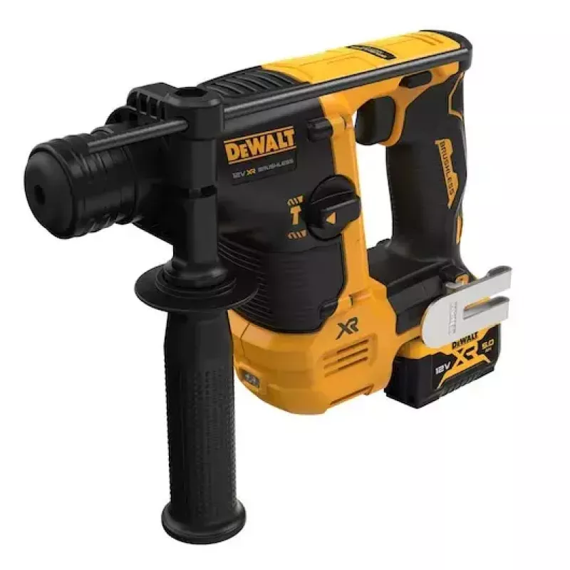DeWalt DCH072P2-QW 12 V accu-boorhamer SDS-plus, 2 x 5,0 Ah