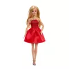 Barbie Mattel 80e jubileum robijnrode jubileummodepop met rode jurk en accessoires