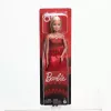 Barbie Mattel 80e jubileum robijnrode jubileummodepop met rode jurk en accessoires