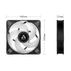 ARCTIC P14 PWM PST A-RGB 0dB – semi-passieve 140-mm-ventilator met digitale A-RGB