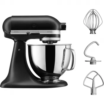 KitchenAid 5KSM125EBM keukenmachine 300 W 4,8 L zwart
