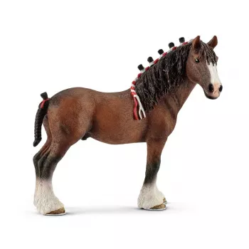 schleich FARM WORLD Clydesdale ruin, 3 jaar, boerderijdieren / boerderijspeelgoed, paarden, veelkleurig, kunststof, 1 stuk