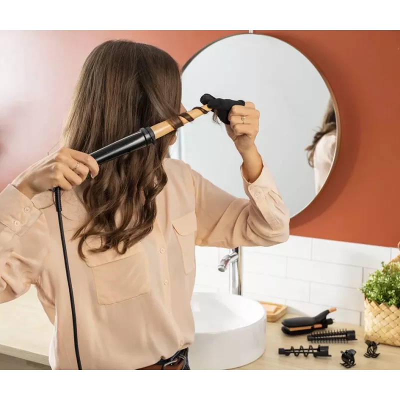Rowenta Infinite Looks CF4231 multistyler warm zwart, brons 1,8 m
