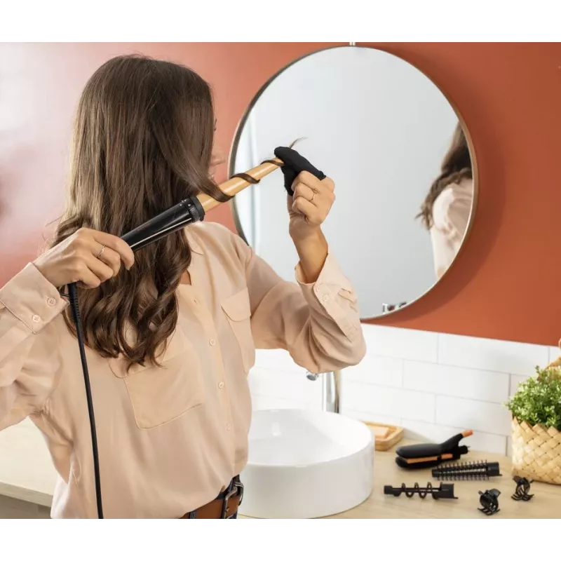 Rowenta Infinite Looks CF4231 multistyler warm zwart, brons 1,8 m