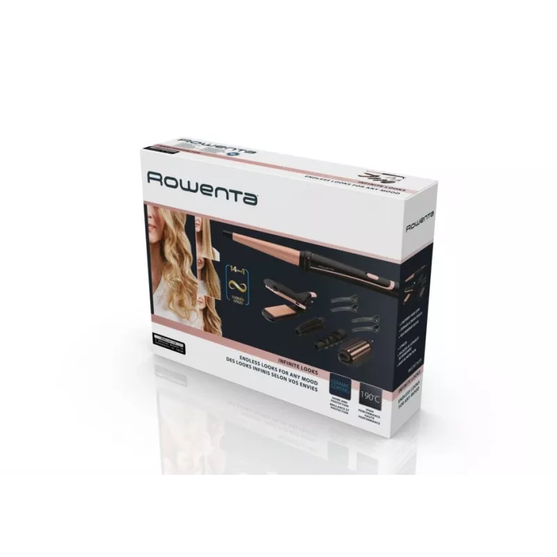 Rowenta Infinite Looks CF4231 multistyler warm zwart, brons 1,8 m