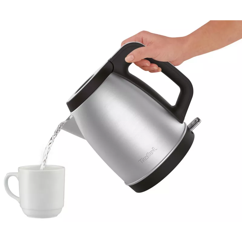Tefal KI280D waterkoker 1,7 l 2400 W zwart, roestvrij staal